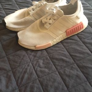 Adidas nmd pink/white size 9